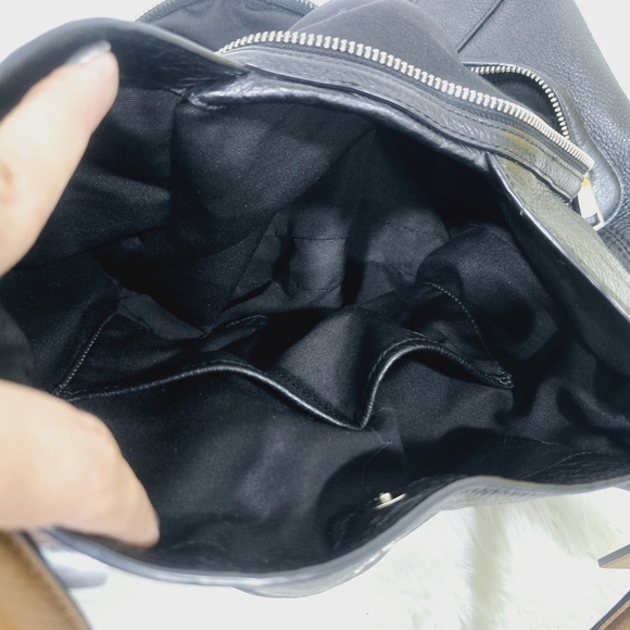 Coach Black Leather Shoulder Bag - Picture 13 of 16